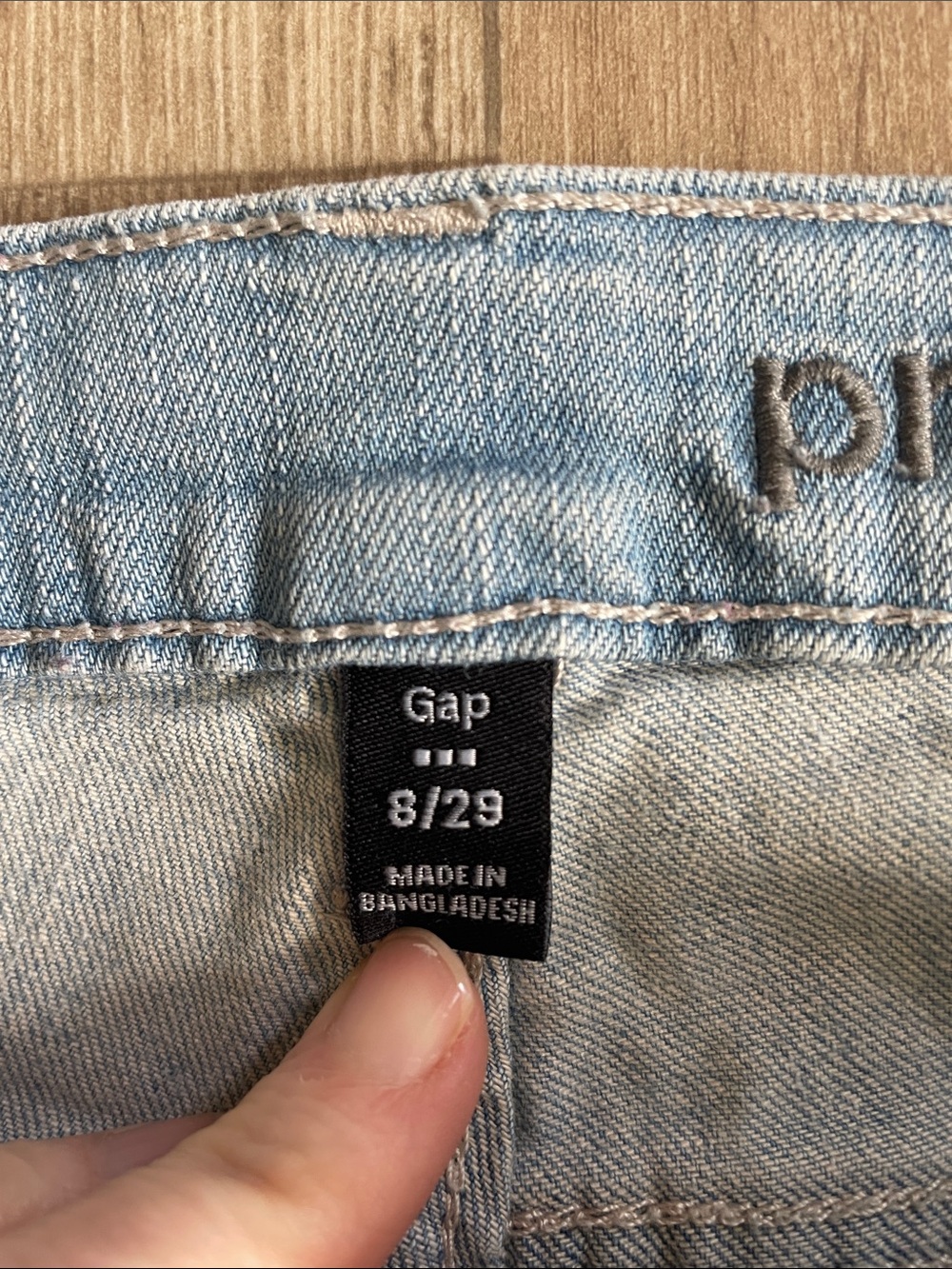 Gap Premium Long & Lean Light Wash Jeans 8/29 - Picture 4 of 7